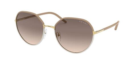 Prada™ Decode PR 65XS 09G3D0 58 Beige/Ivory Sunglasses